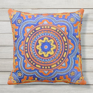 Talavera Tile Outdoor Cushion
