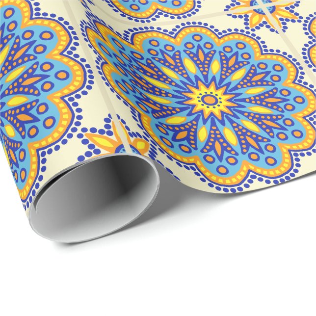 Talavera Tile Wrapping Paper (Roll Corner)