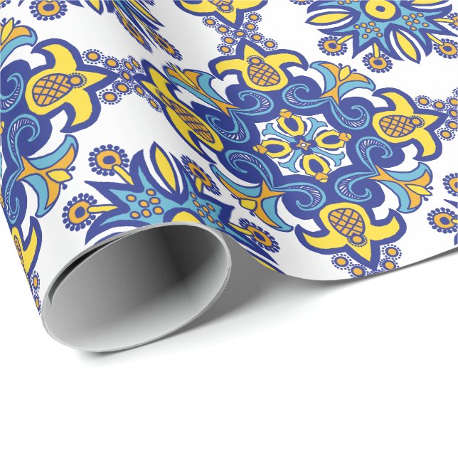 Talavera Tile Wrapping Paper (Roll Corner)