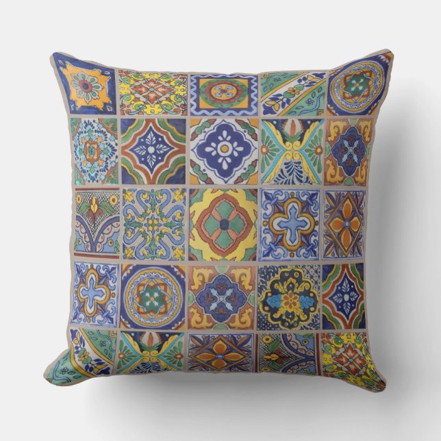 Talavera Tiles Cushion (Front)