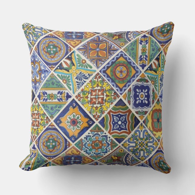 Talavera Tiles Cushion (Front)