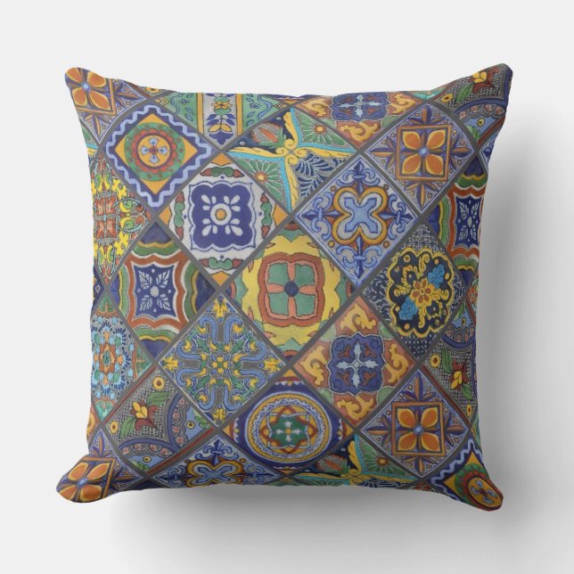 Talavera Tiles Cushion (Front)