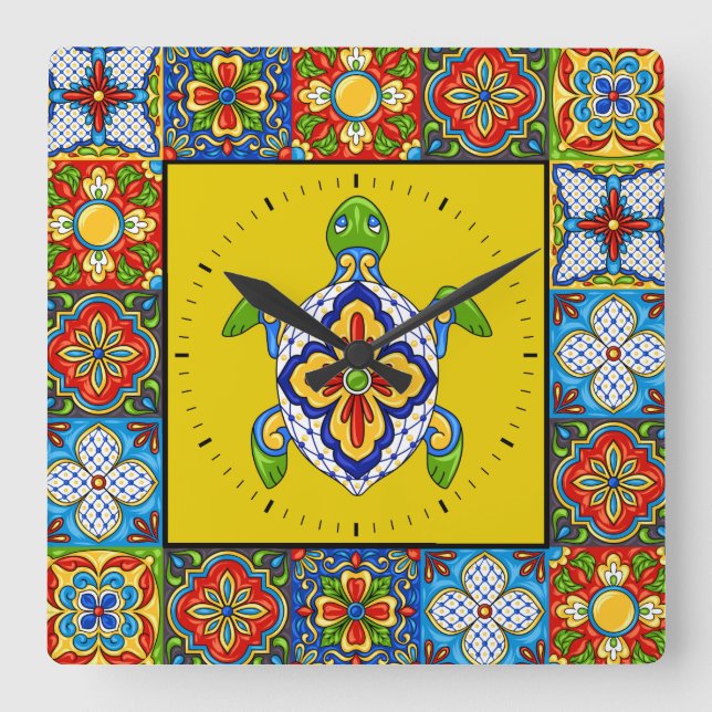 Talavera Tiles IMAGES Clock (Front)