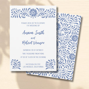 Talavera wedding invitation