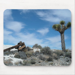 Talc Mine Ruins with Joshua Tree Mouse Pad