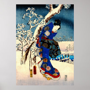 Tale of Genji 1853 Left Poster