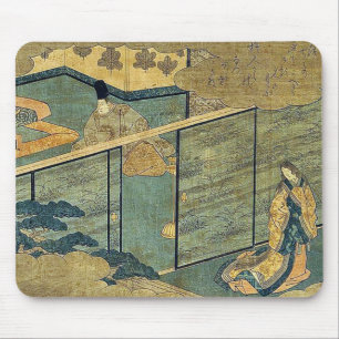 Tale of Genji by Ando,Hiroshige Mouse Pad