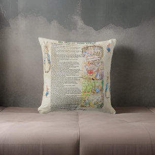 Tale of Peter Rabbit by Beatrix Potter Cushion