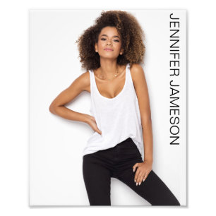 Talent Audition Headshot   Full Bleed Portrait Photo Print