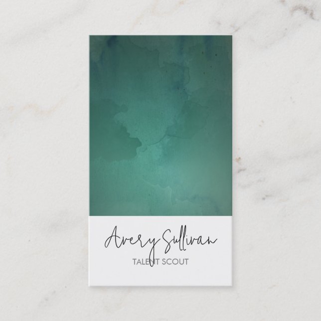 Talent Scout Manager Entertainment Business Card (Front)