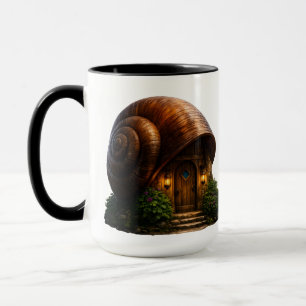 Talented snail house ferry cottage whimsical fan t mug