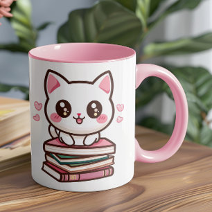 Tales And Tails Make My Day - Cat and Dog Books Mug