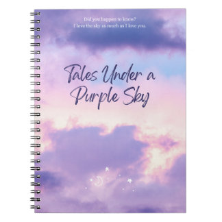 Tales under a purple sky notebook