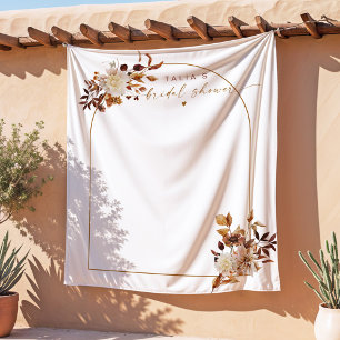 TALIA Bohemian Terracotta Arch Bridal Shower Tapestry