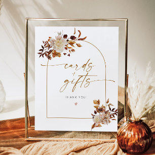 TALIA Bohemian Terracotta Arch Cards & Gifts Sign