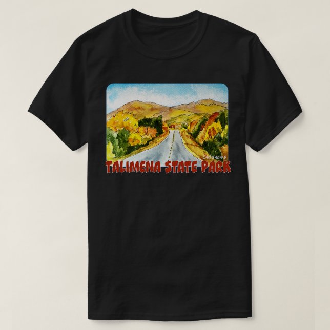 Talimena State Park Oklahoma T-Shirt (Design Front)