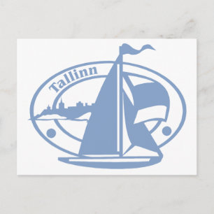 Talinn Stamp Postcard