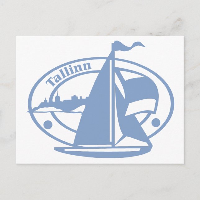 Talinn Stamp Postcard (Front)