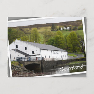 Talisker whisky distillery on Skye, Scotland Postcard