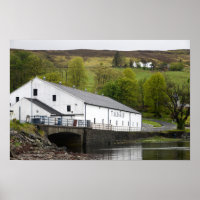 Talisker whisky distillery on Skye, Scotland