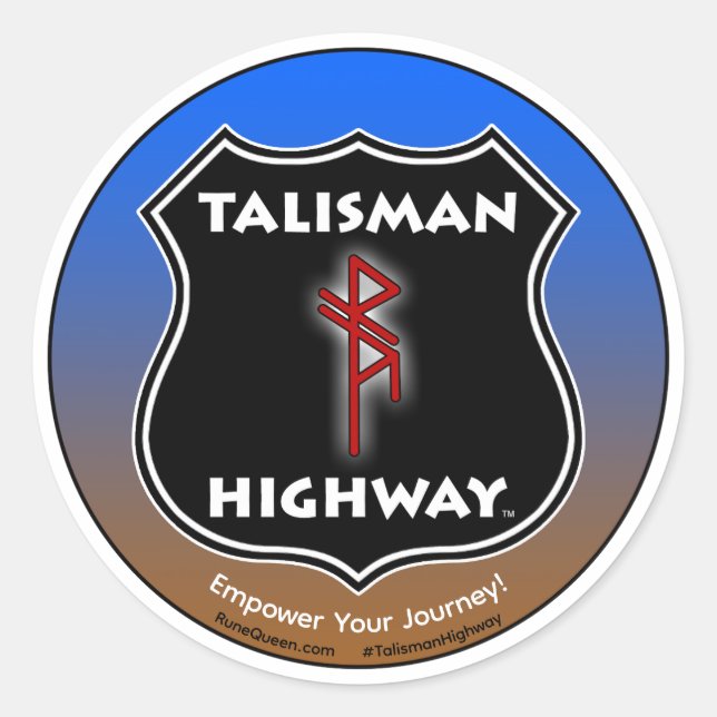 Talisman Highway RuneQueen Classic Round Sticker (Front)