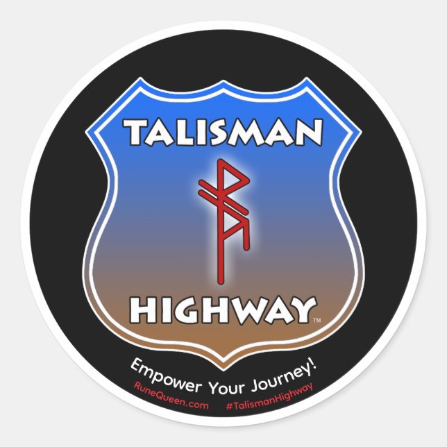 Talisman Highway RuneQueen Classic Round Sticker (Front)