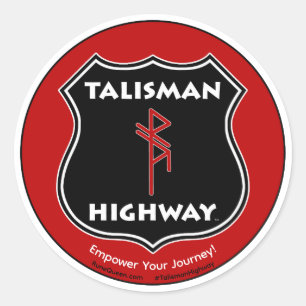 Talisman Highway RuneQueen Classic Round Sticker