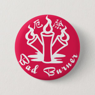 talisman object 6 cm round badge