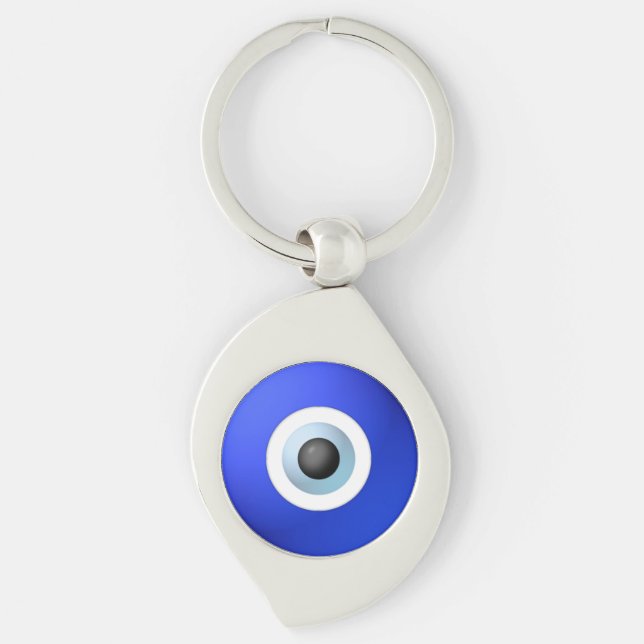 Talisman to Protect Against Evil Eye Key Ring (Front)