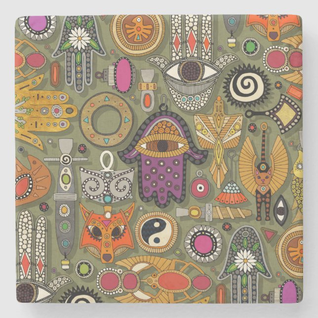 TALISMANS moss Coaster (Front)