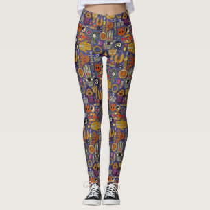 TALISMANS violet blue leggings