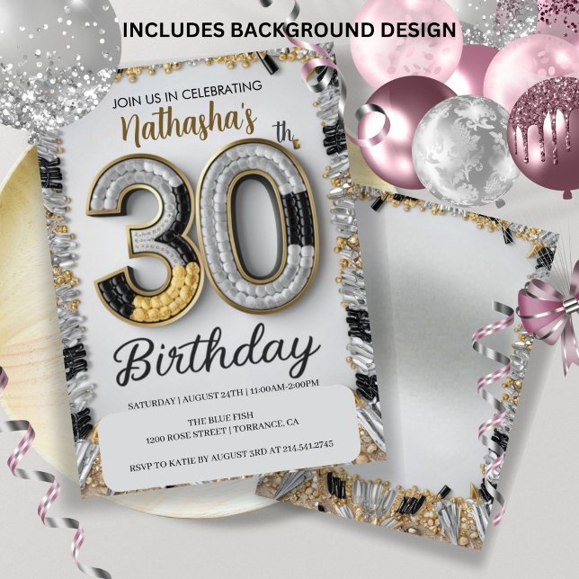 Talk 30 To Me 30th Birthday Party Invitation (Creator Uploaded)