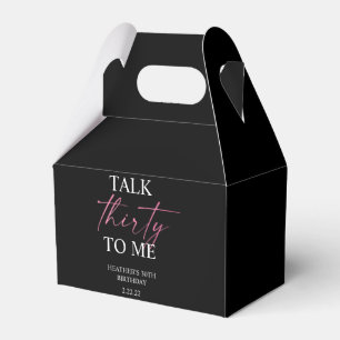 Talk 30 to Me Décor Favour Box