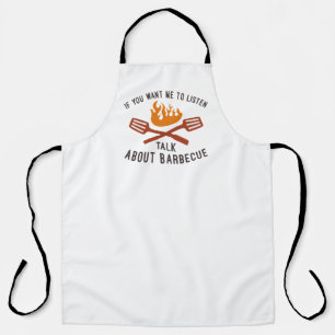 Talk About Barbecue Apron
