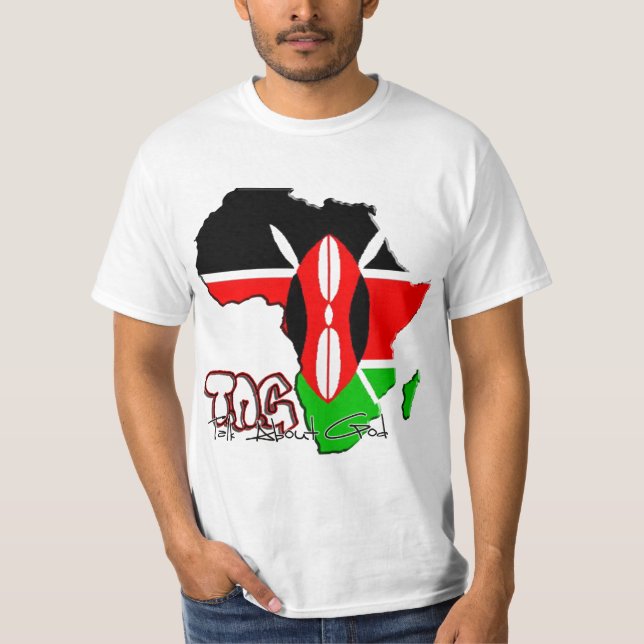 Talk About God in Kenya T-Shirt (Front)