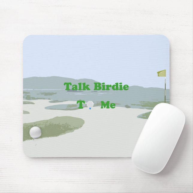 Talk Birdie To Me Mouse Pad (With Mouse)