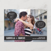 Talk Bubbles Wedding Save The Date