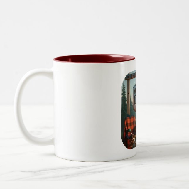 Talk Camping to Me – Campsite Adventure Coffee Mug (Left)