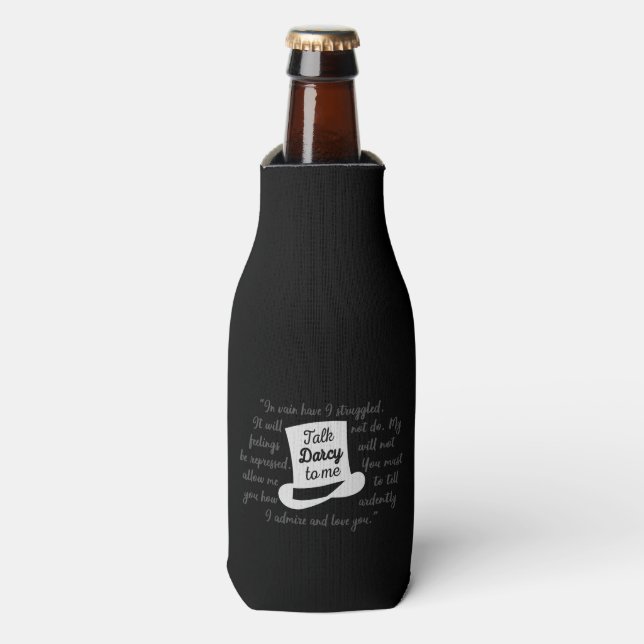 Talk Darcy To Me II Bottle Cooler (Bottle Front)