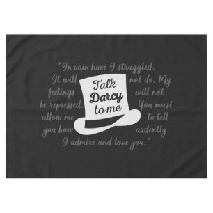 Talk Darcy To Me II Tablecloth