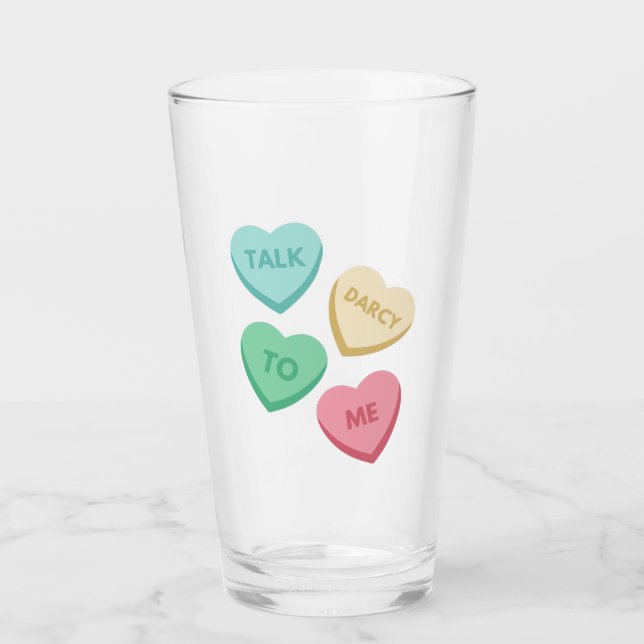 Talk Darcy To Me III Glass (Front)