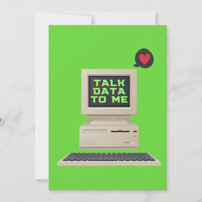 TALK DATA TO ME HOLIDAY CARD (Front)