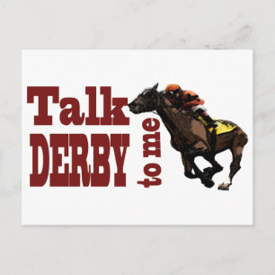 Talk Derby to Me Gifts & Novelties Postcard