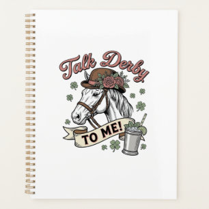 Talk Derby To Me Horse Mint Julep Vintage Shirt_1 Planner