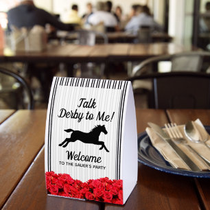 Talk Derby to Me Racehorse Welcome