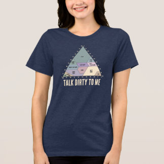 Talk Dirty to Me- Soil Texture Diagram Tri-Blend Shirt