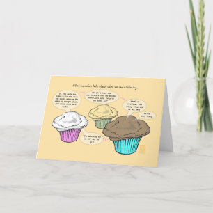 Talk Happy Pi Day Greeting Card Cupcakes