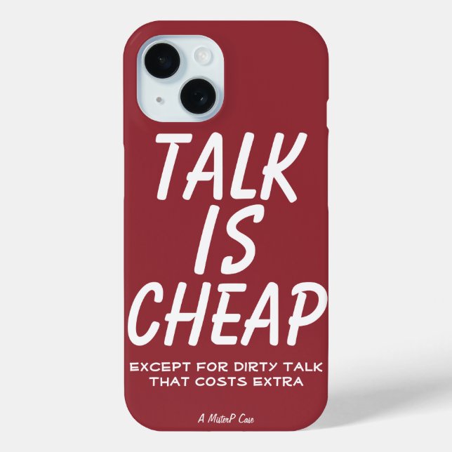 Talk Is Cheap - A MisterP Case (Back)