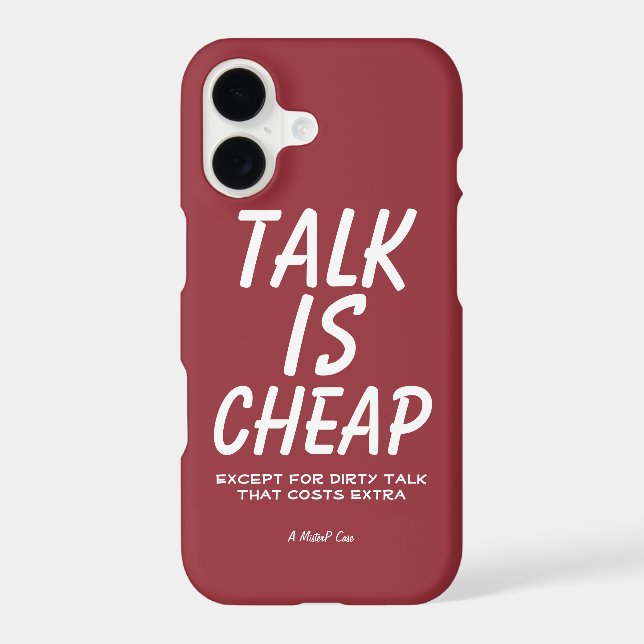 Talk Is Cheap - A MisterP Case (Back)