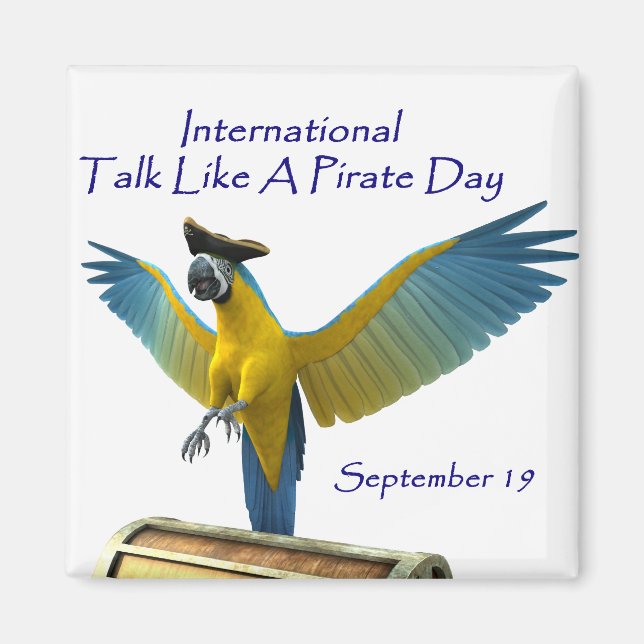 Talk Like a Pirate Day Magnet (Front)